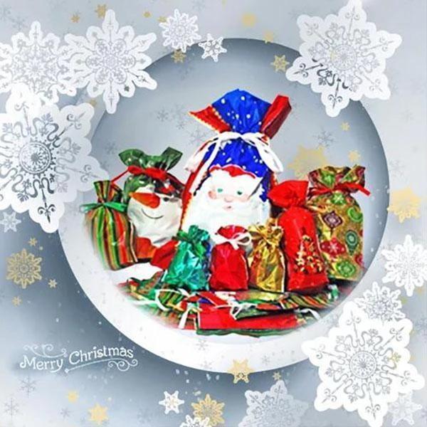 Beste Cadeau - Trekkoord Kerstcadeauzakken