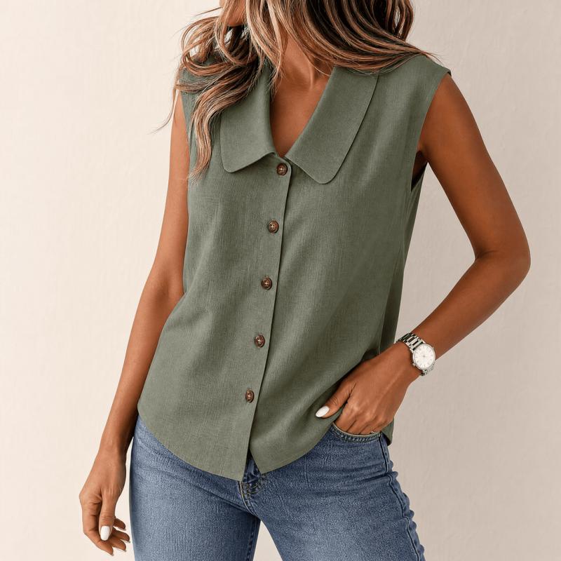 Cynthia | Comfortabele Blouse met Kraag