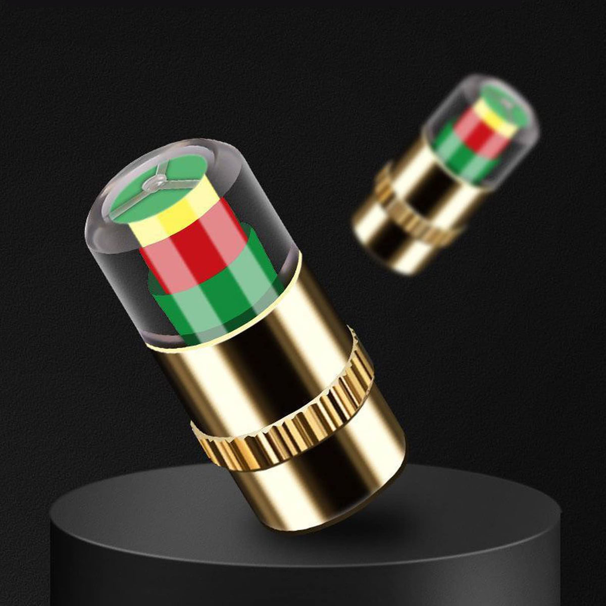 🔥🎁Nyhet 50 % RABATT🔥Ventieldopje voor autobanden met drukmeter