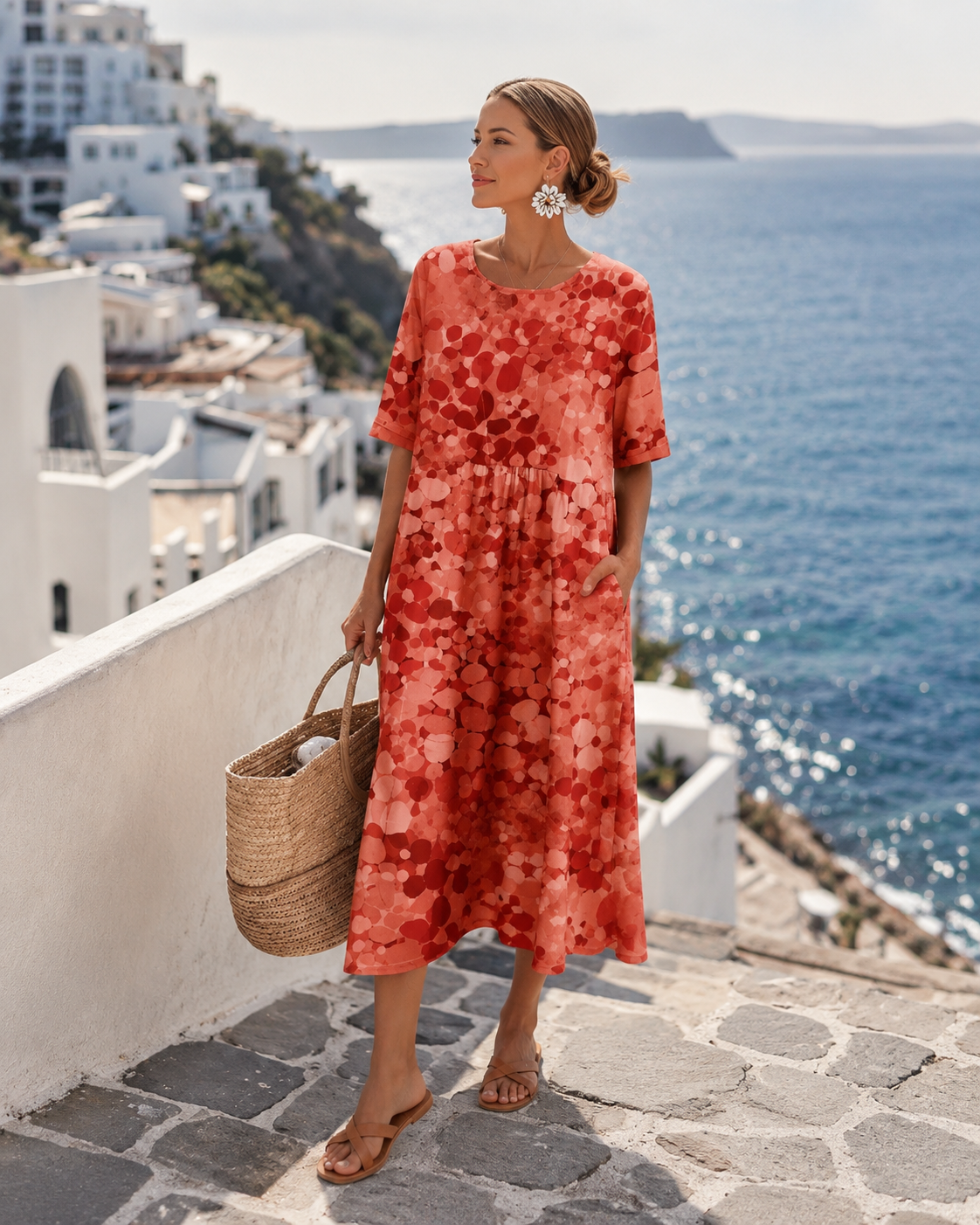 Zara™ | Gebloemde Buikcamouflerende Zomerjurk