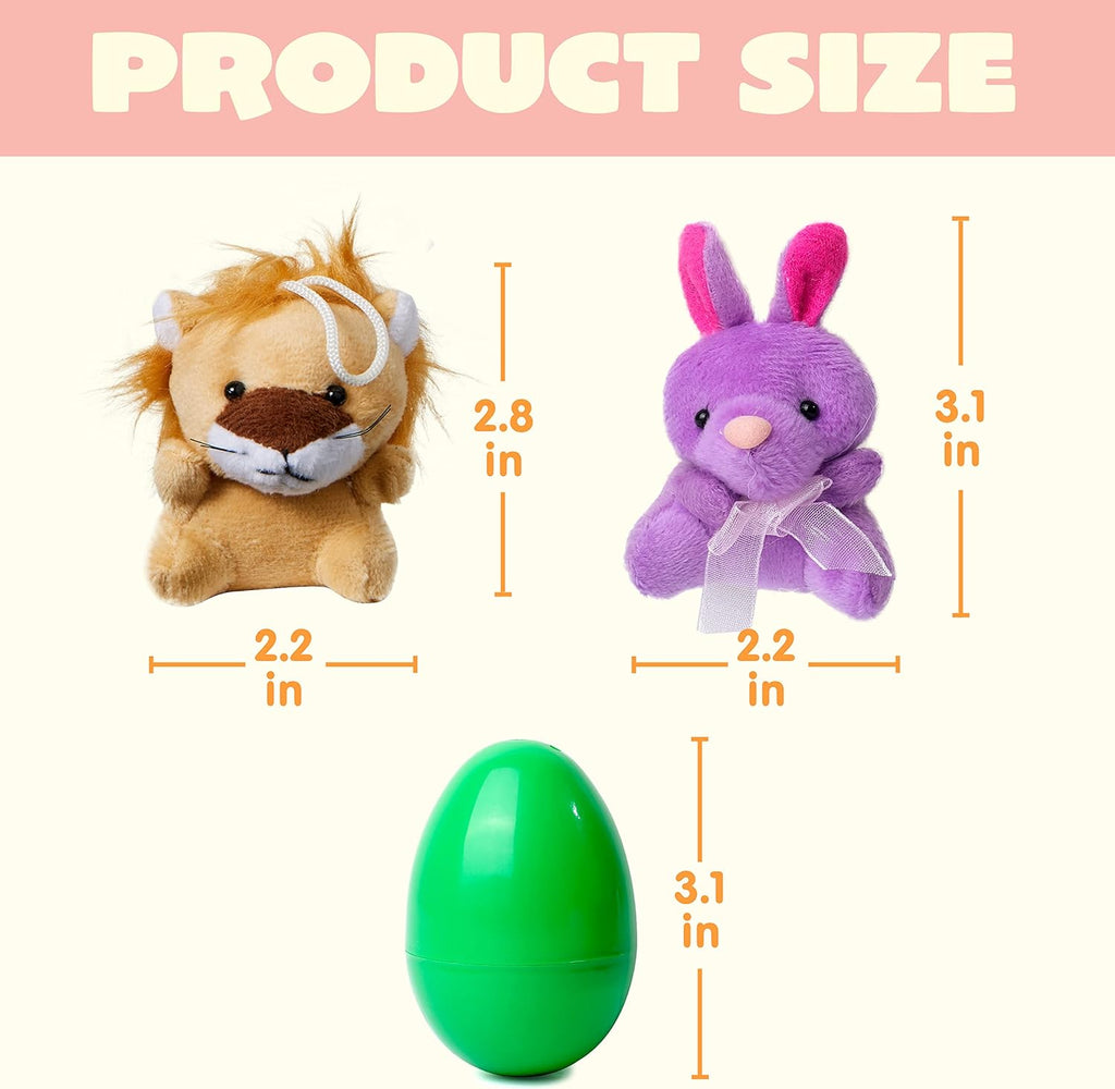 🎁Paasuitverkoop 50% KORTING😍Voorgevulde paaseieren, gevuld met pluchen dierenspeeltjes