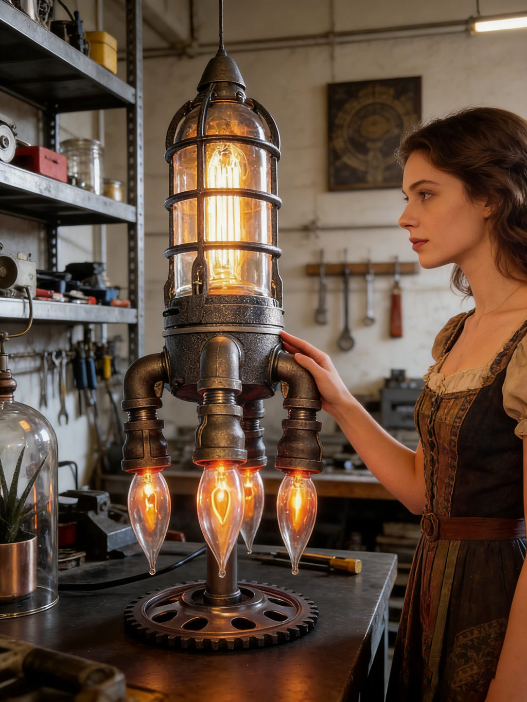 🎁2026 Nieuw binnen 50% KORTING💥Steampunk-raketlamp