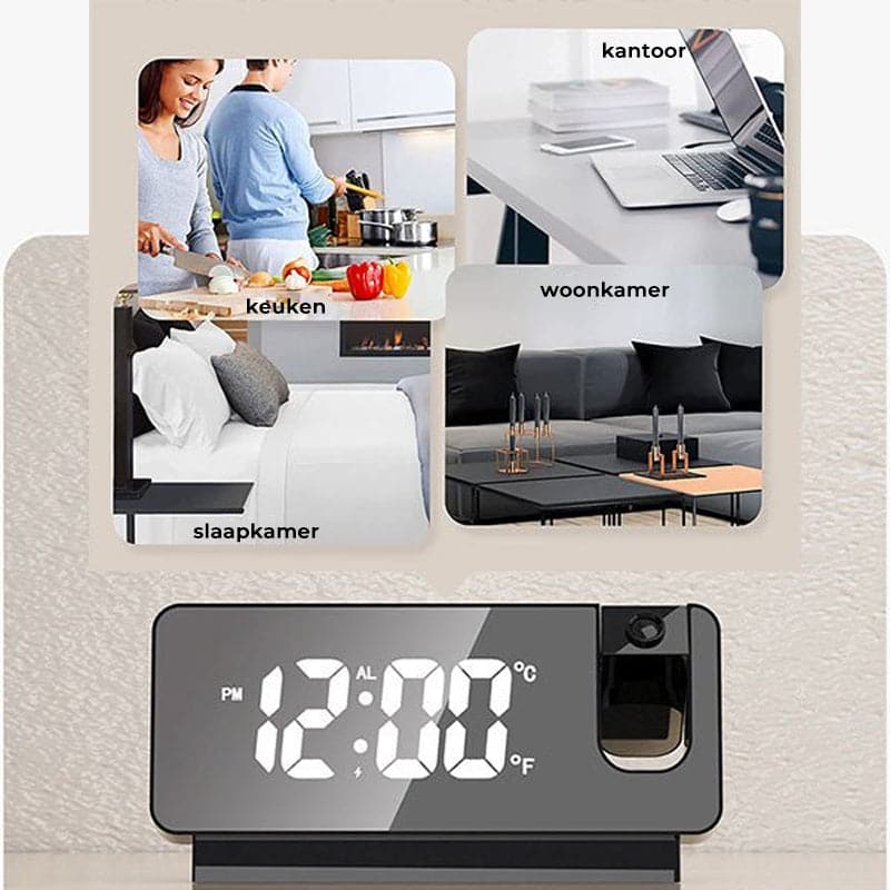🔥Uitverkoop 50% korting✨Slimme Digitale Projectie Klok