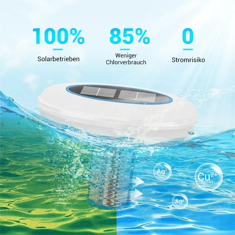 🎁2026 Nieuw binnen 50% KORTING💥💥Topverkoper💥Zonne-energiezwembadionisator voor kristalhelder water💥Tijdelijke aanbieding⏳