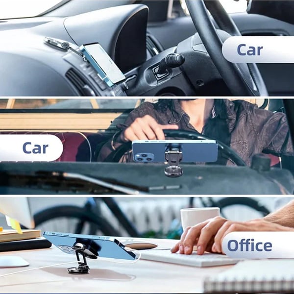 🔥🎁2024 nieuw jaar hete verkoop🎁 49% UIT🔥 Alloy opvouwbare magnetische auto telefoonhouder