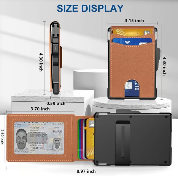 🎁BEPERKTE KORTING🔒RFID portemonnee 🛡️ Bescherm je pasjes tegen gegevensdiefstal