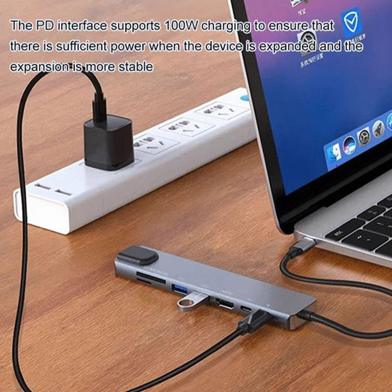 📢📢50% KORTING!!⏰Acht-in-één multi-interface dockingstation-converter