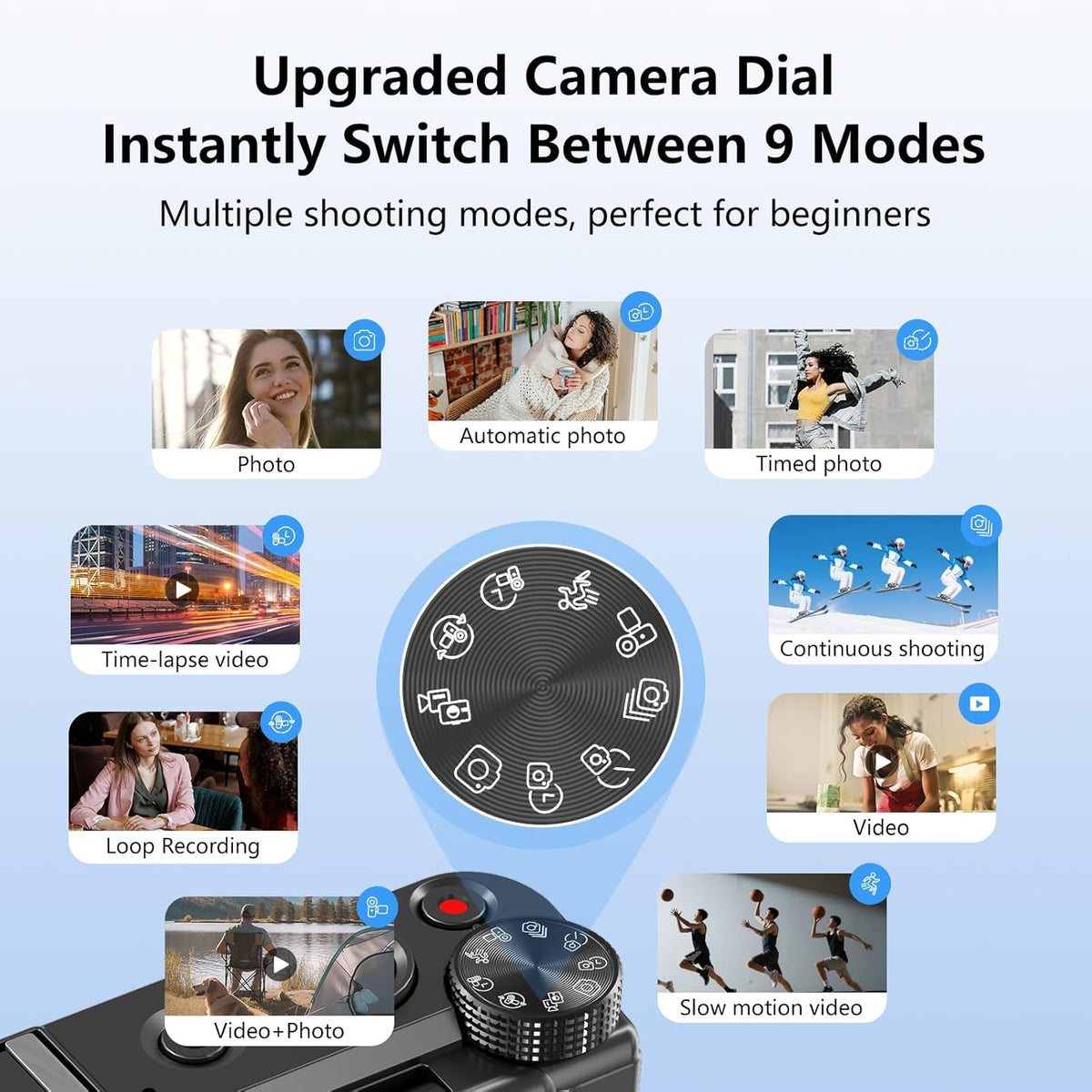 8K digitale camera met 88 MP-sensor en 3-inch 180 graden kantelbaar scherm