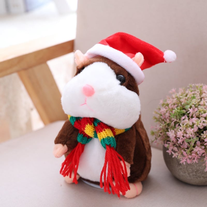 🎄Pratende hamster pluche speelgoed