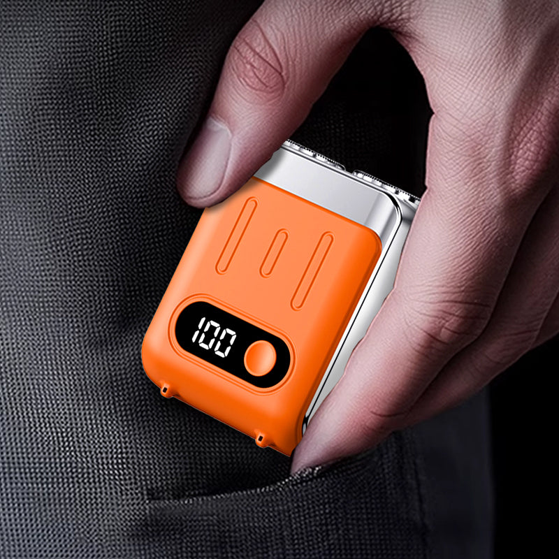 🔥 2026 Nieuwe Upgrade! 🔥 Draagbare Mini Roterende Elektrische Scheerapparaat voor Mannen