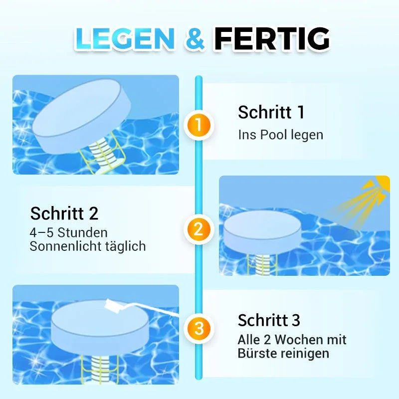 🎁2026 Nieuw binnen 50% KORTING💥💥Topverkoper💥Zonne-energiezwembadionisator voor kristalhelder water💥Tijdelijke aanbieding⏳