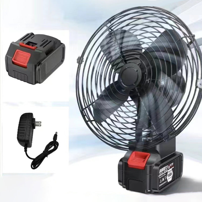 🎁2026 Nieuw binnen 50% KORTING💥8 inch batterijgevoede campingventilator voor buiten