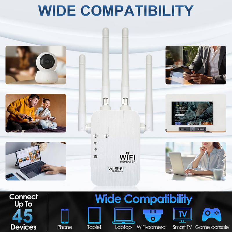 🔥 Black Friday: 55% korting! WiFi-versterker 2025 – 1200 Mbps, dual-band, dekt 930 m² & 50 apparaten 📶🎄