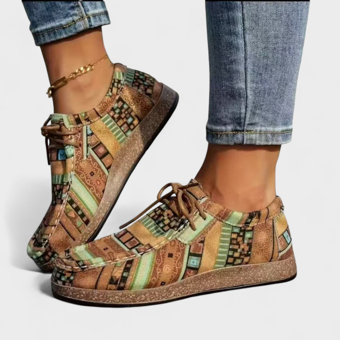 Jacinta - Kleurige Artistieke Sneakers