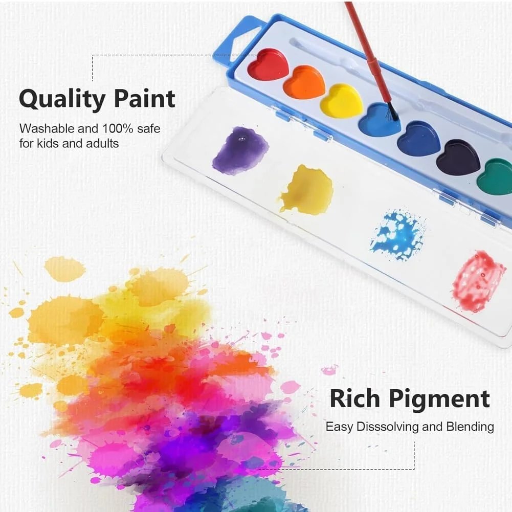 💖Valentijnsdag Hot Sale🔥Mini-aquarelverfsetjes