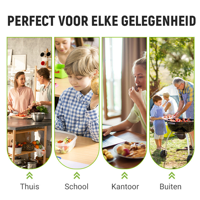 Herbruikbare aluminiumfolie verzegelbare opbergzakken