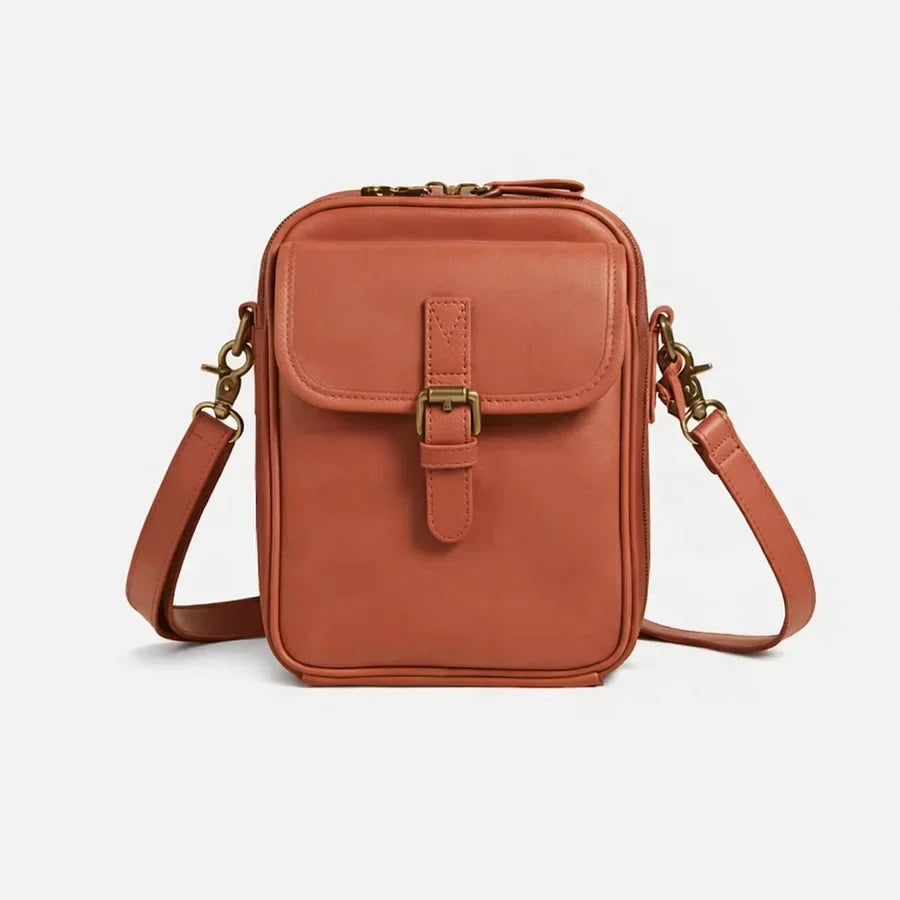 Irma | Compacte Leer-Look Schoudertas voor Dames