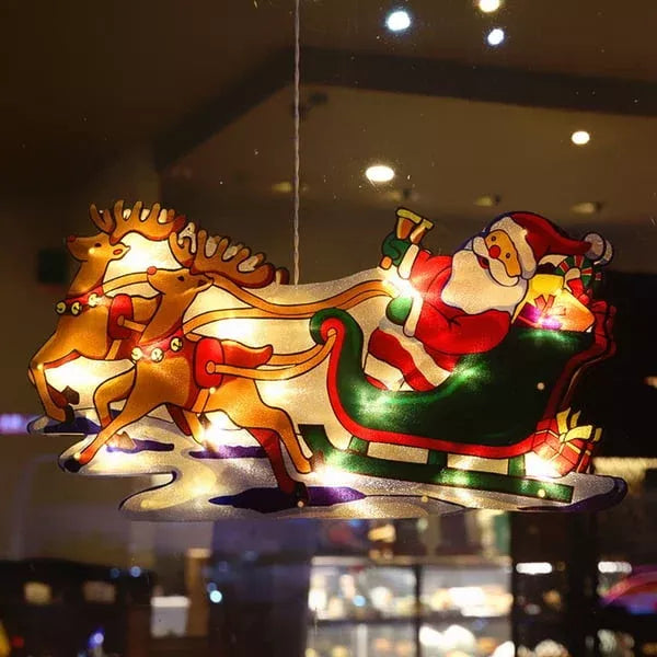 ⛄Kerstmis voorverkoop🎄 Kerstmis raamhangende lampjes💡