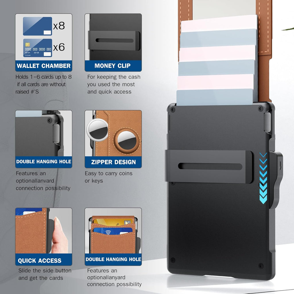 🎁BEPERKTE KORTING🔒RFID portemonnee 🛡️ Bescherm je pasjes tegen gegevensdiefstal
