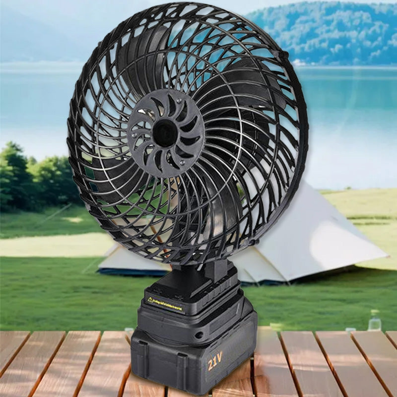 🎁2026 Nieuw binnen 50% KORTING💥8 inch batterijgevoede campingventilator voor buiten
