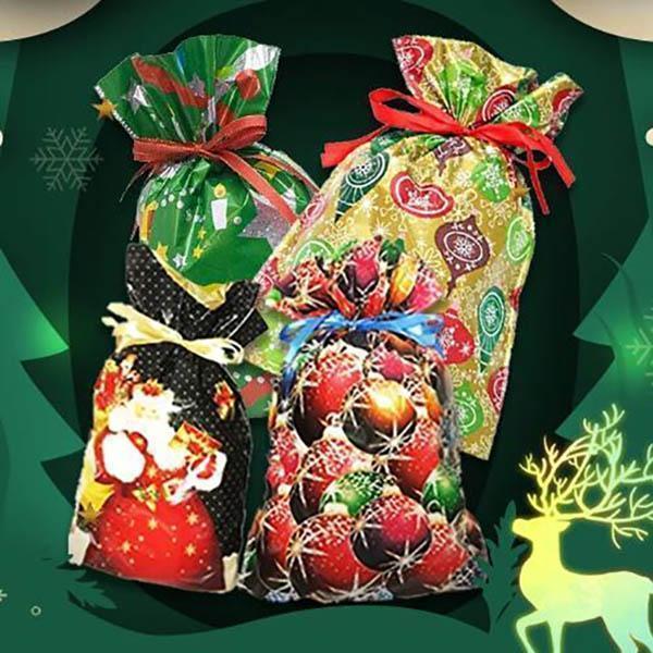 Beste Cadeau - Trekkoord Kerstcadeauzakken