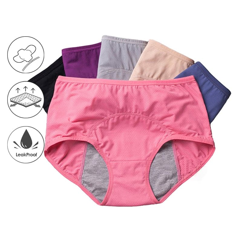 Nieuw verbeterd lekvrij ondergoed met hoge taille-