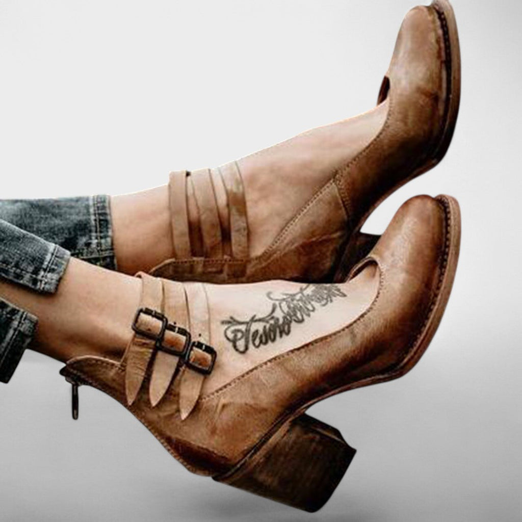 Inês - Leren Orthopedische Schoenen