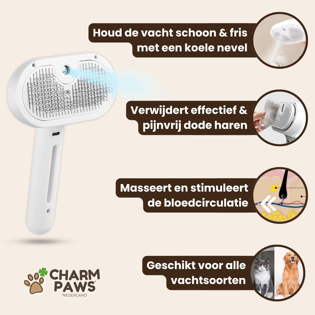 CharmPaws® Steami Pro Frisse Vacht Starter Set