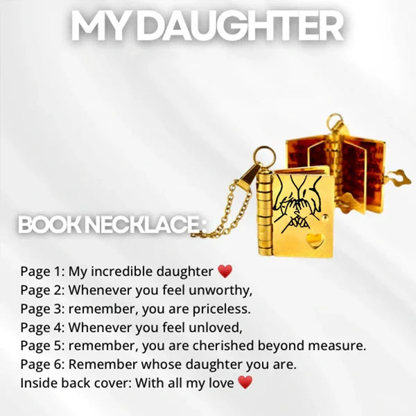👑✨My Little Star-boekenhalsband voor meisjes, verjaardags- en afstudeercadeau, liefdessieraden❤️