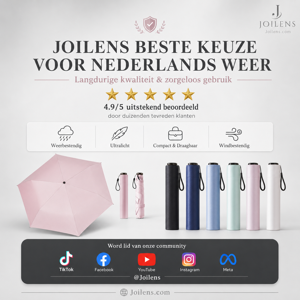 ✨ Zeg vaarwel tegen bulky paraplu's – Ultra-lichte zon- en regenbescherming voor onderweg! ✨