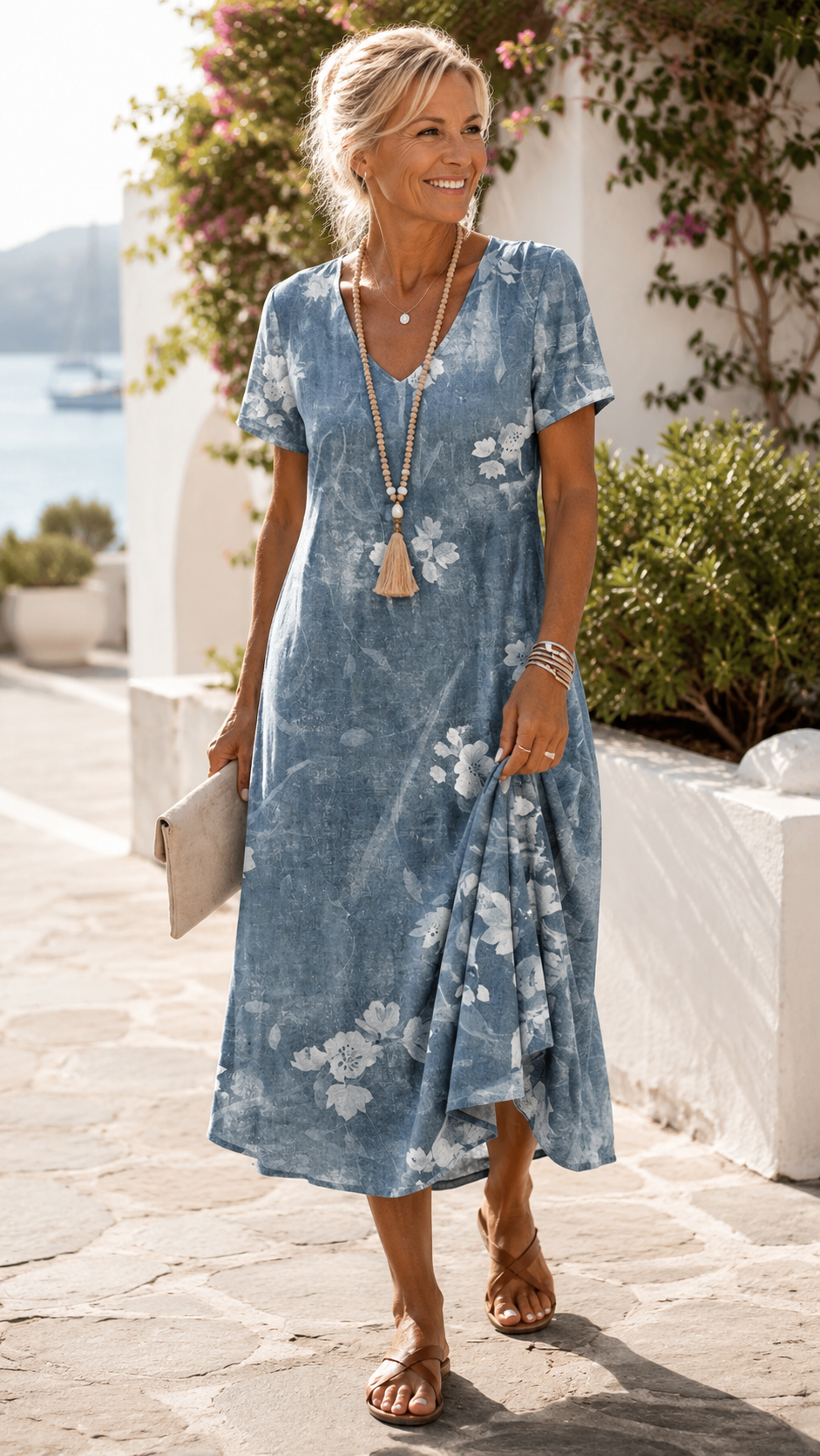 Amalia | Vintage Bloemenprint Jurk