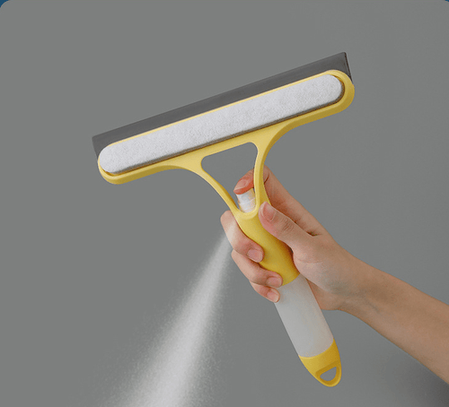 * 3-in-1 raamreinigingshulpmiddel voor auto binnen buiten hoge ramen