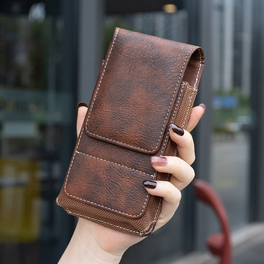 ❄️Zomerfresh 50% Korting!📱Riem Telefoonhouder met Magnetische Sluiting – Stevig Smartphone Holster met Clip, Riemlus & Kaartvak