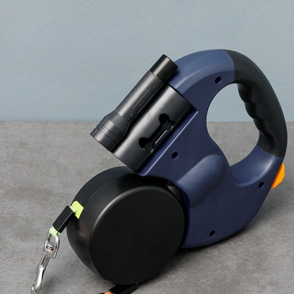 Dubbele Anti-Knoop Hondenriem | Twee-in-één Automatische Oprolbare Riem
