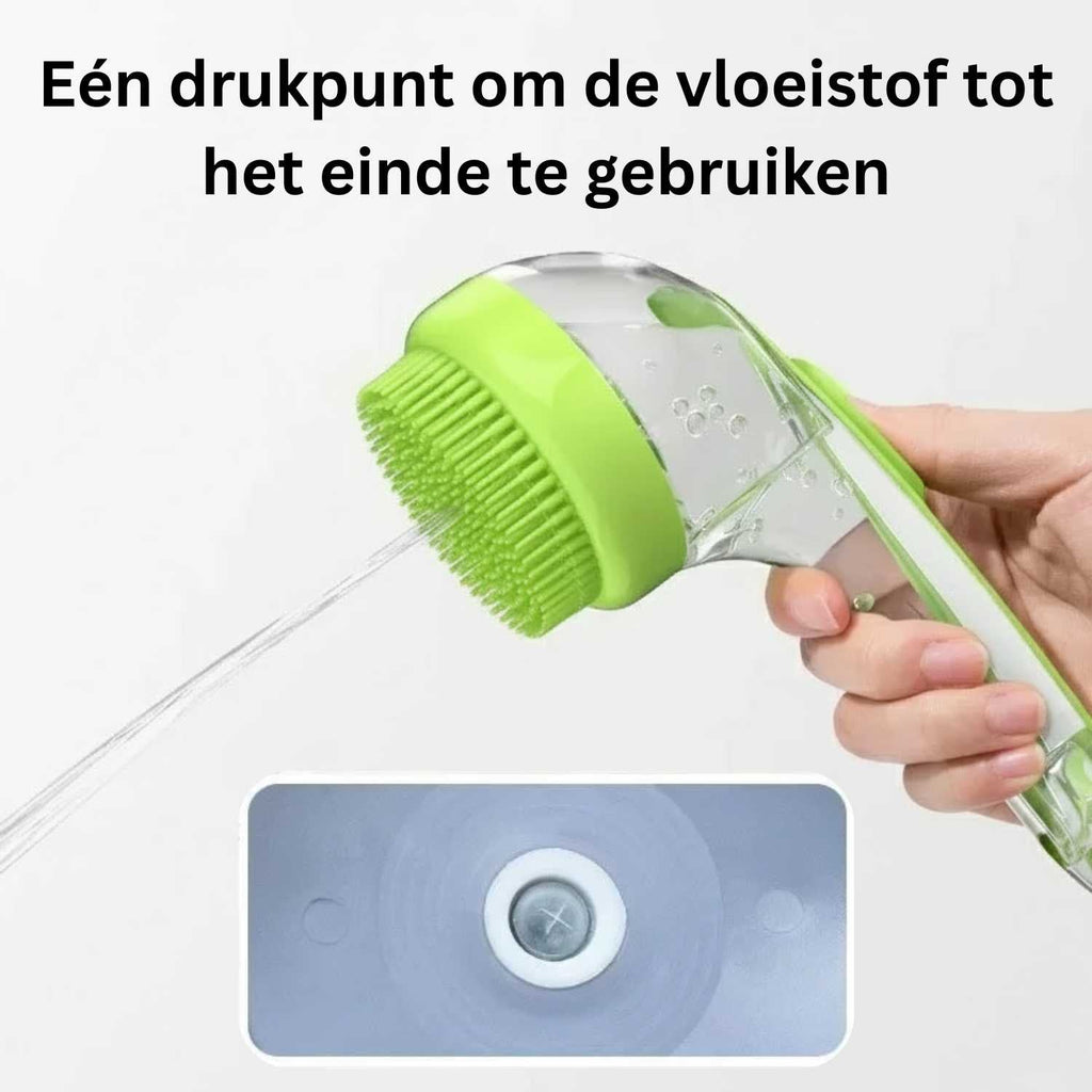 Honden Shampoo Borstel | Zachte Was Massage Verzorging