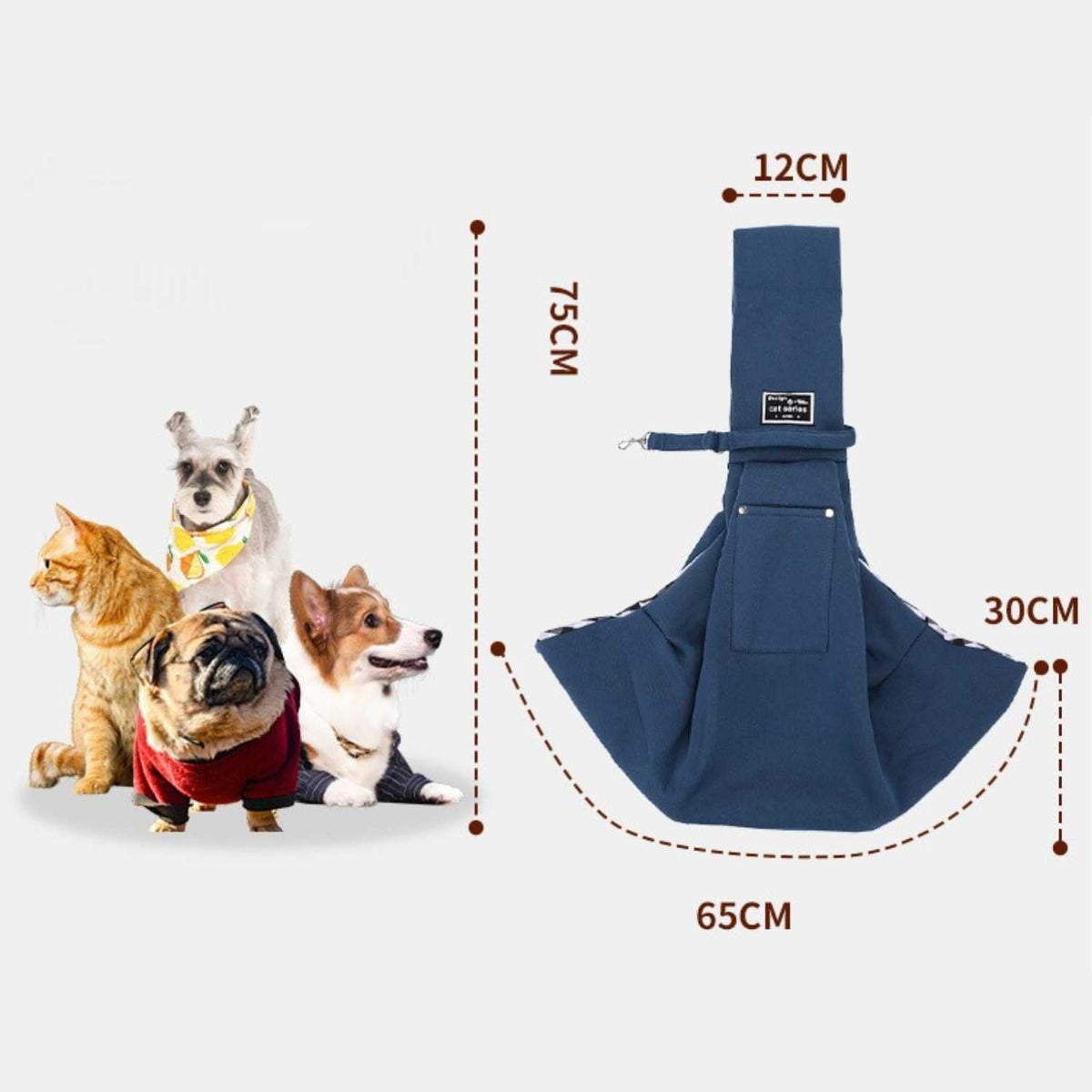 Huisdier Schoudertas | Comfortabele Draagzak Voor Hond