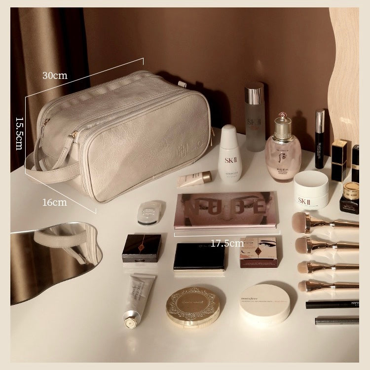 Cosmetica Tas met Acht Vakken en Grote Capaciteit