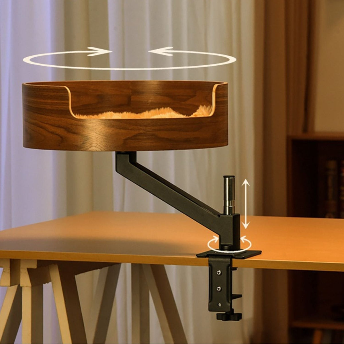 Bureau Kattenmand | Draaibaar, Verstelbaar & Dubbele Mand