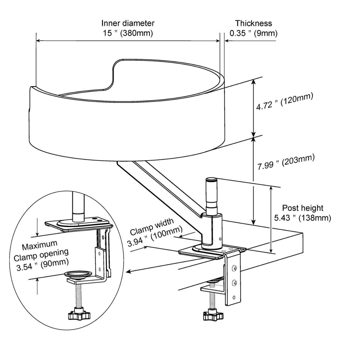 Bureau Kattenmand | Draaibaar, Verstelbaar & Dubbele Mand