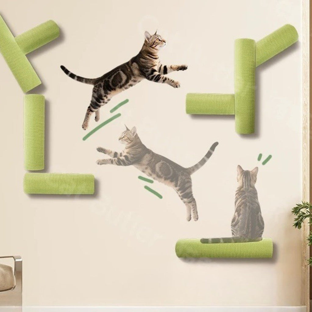 Kattenboom Wandkrabber | Zelfklevend Klim  & Speelpaneel