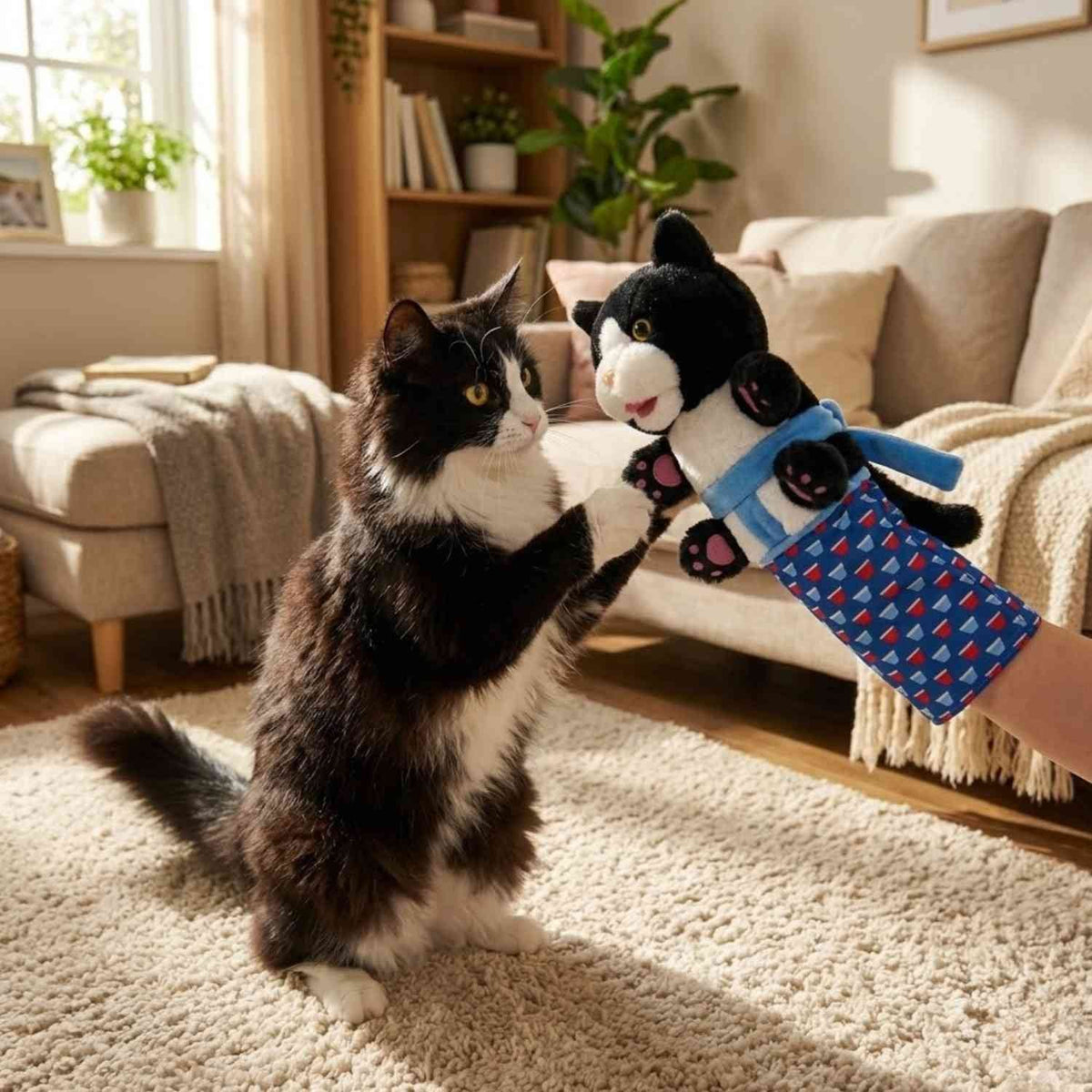 Kattenhandschoen Pop Speelset | Leuk Poppenspel & Actief Vermaak