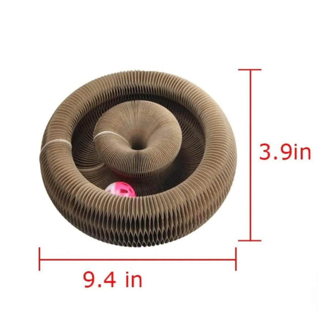 Opvouwbare kartonnen krabdonut | Krabben, spelen en relaxen 🐾 1+1 GRATIS 🐾