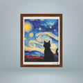 Kattenkrabplank Schilderij met Frame | Slijtvast Speel- & Decorstuk