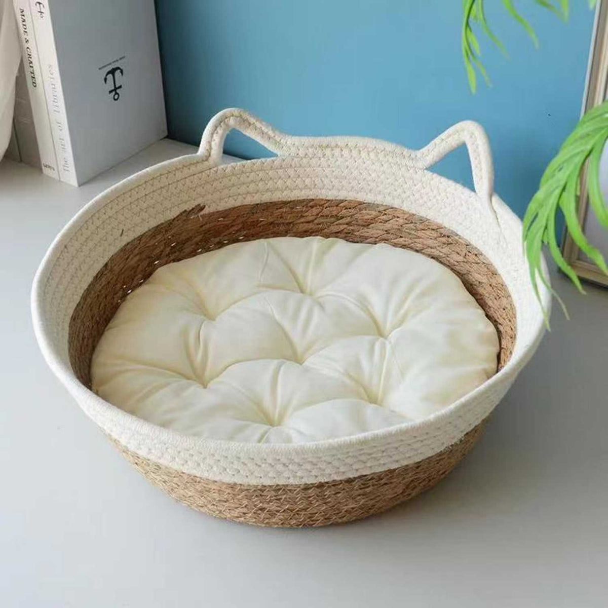 Krabmand Rattan Kat | Comfortabel Huis & Slijtvast Krabbed