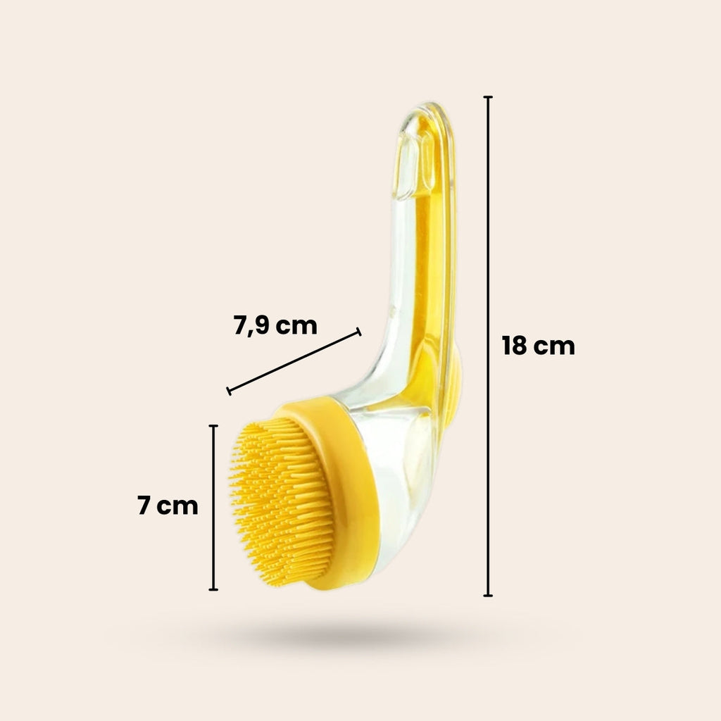 CharmPaws® SoapyBrush - 2-in-1 Shampoo & Wasborstel voor Huisdieren