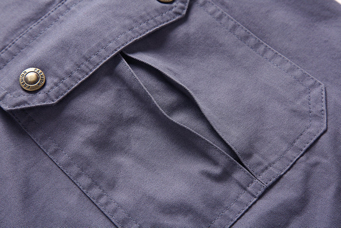 Heren outdoor shorts met 8 zakken – Duurzaam katoen & verstelbare taille – Perfect voor wandelen, vissen en reizen 🌲