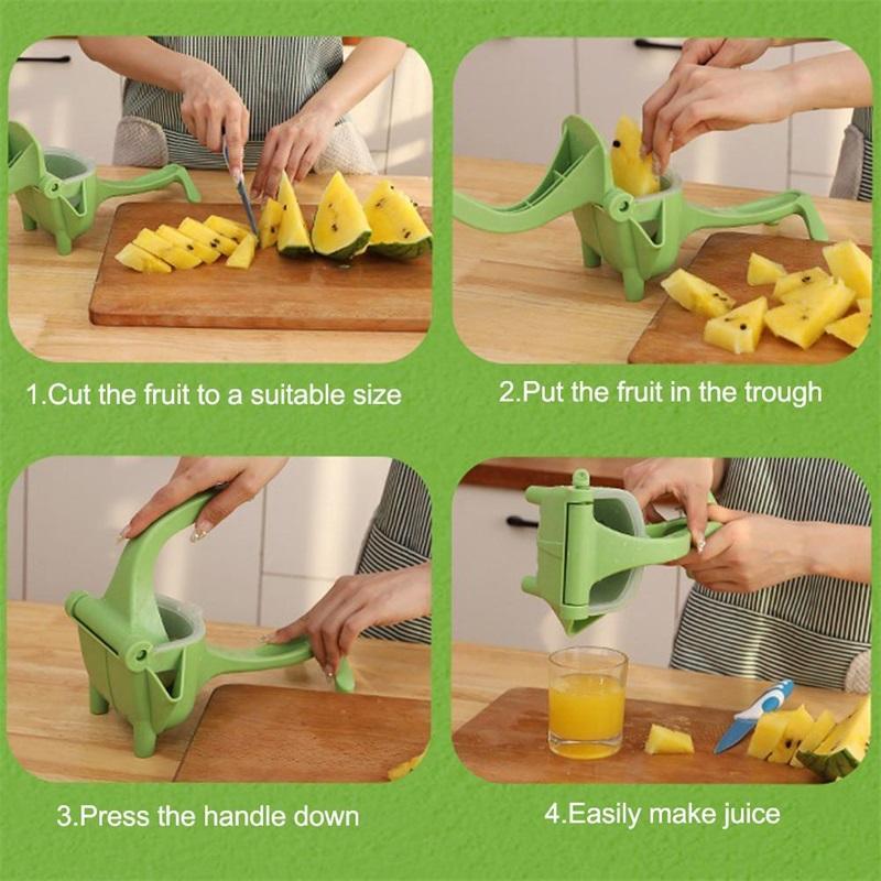 🌞Fris De Lente In Met 50% Korting!🧃 Handmatige Saphandpers | Metaalvrij (Veilig voor Kids) | Food Grade ABS | 1 Seconde Verse Sap