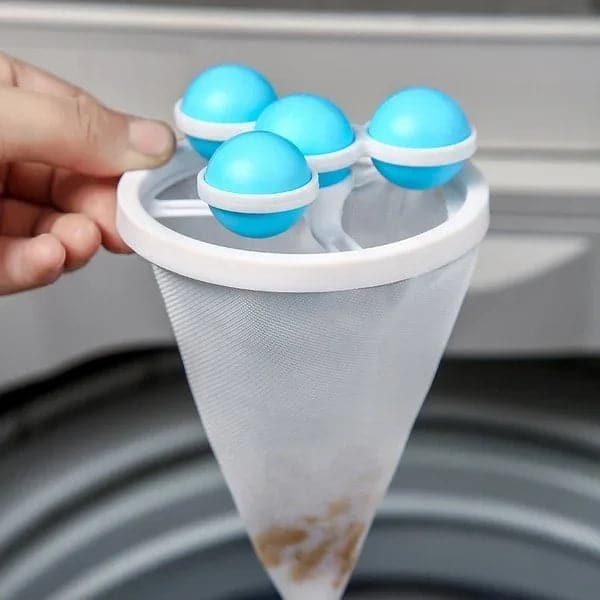 🔥KOOP 1 - KRIJG 1 GRATIS! ✨ Wasmachinefilterzak - Vangt dierenharen op, voorkomt klitten, herbruikbaar 🧼🐾