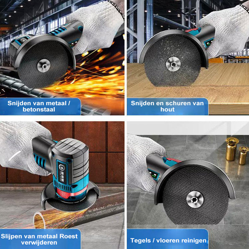 🎁2026 Nieuw binnen 50% KORTING💥Mini-hoekslijpmachine zonder borstels