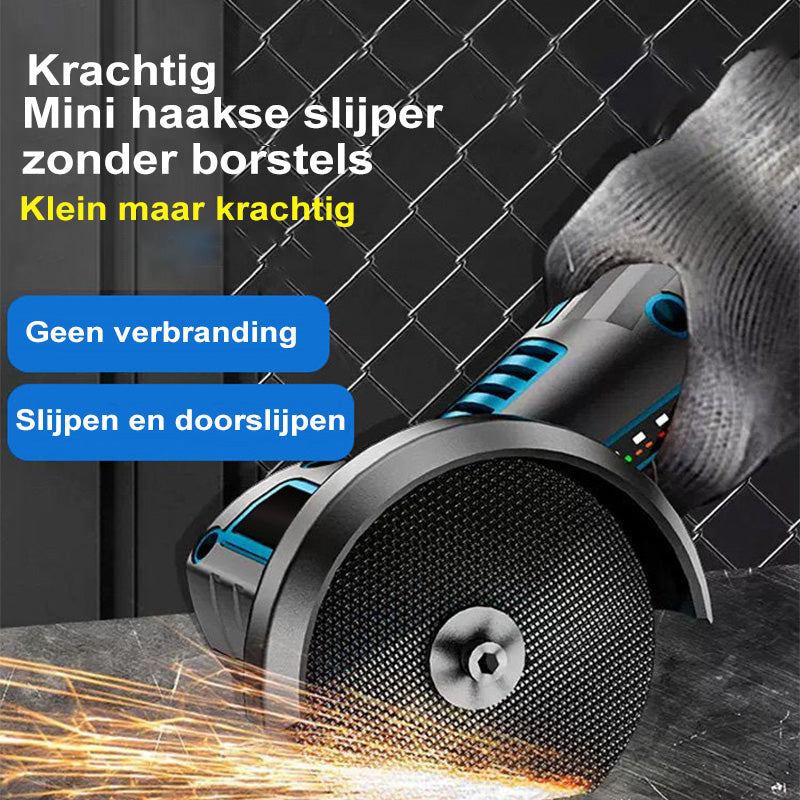 🎁2026 Nieuw binnen 50% KORTING💥Mini-hoekslijpmachine zonder borstels